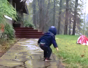 Baby-Falls-Down-on-Sidewalk-in-Rain