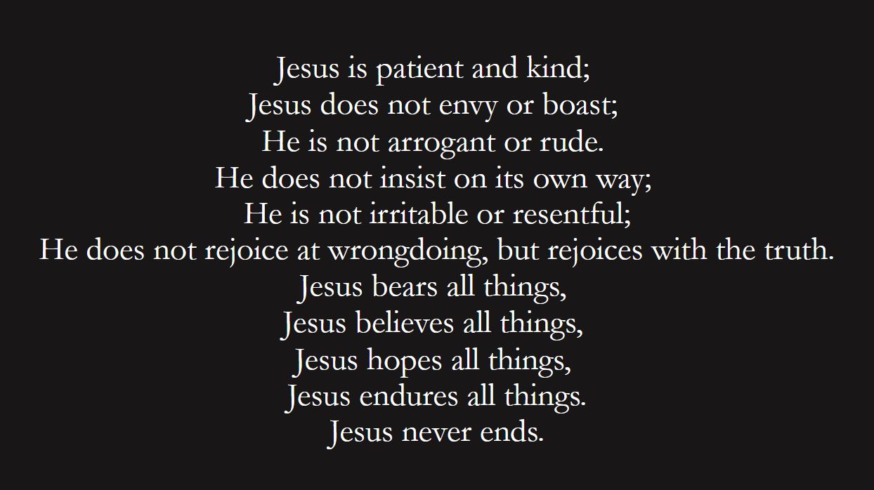 Love Like Jesus Without Envy Considering The Bible